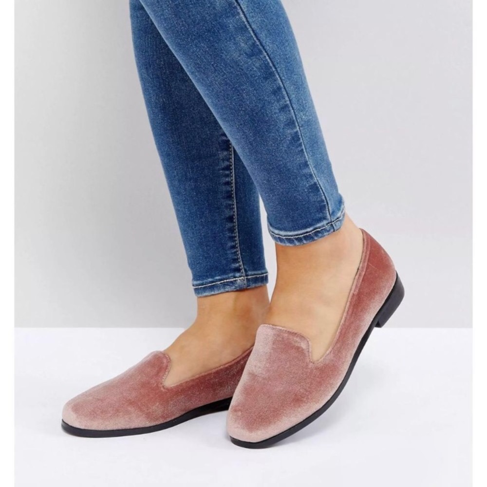 ASOS MALBEC Wide Fit Flat Shoes